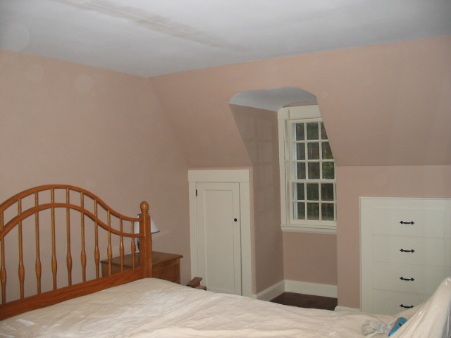 Walls, doors, trim & ceiling painted