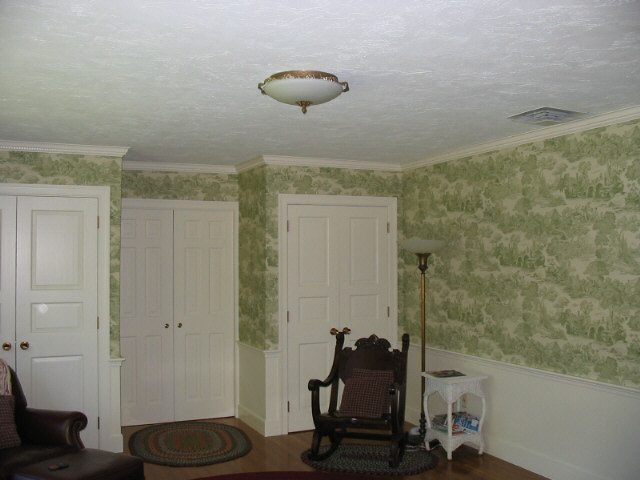 Doors, ceiling & trim painted